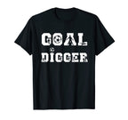 Soccer Goalie Goal Digger European T-Shirt - Custom Art Print Men Women