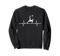 Soccer Player Heartbeat Goalie Sweatshirt - Novelty Apparel Unisex