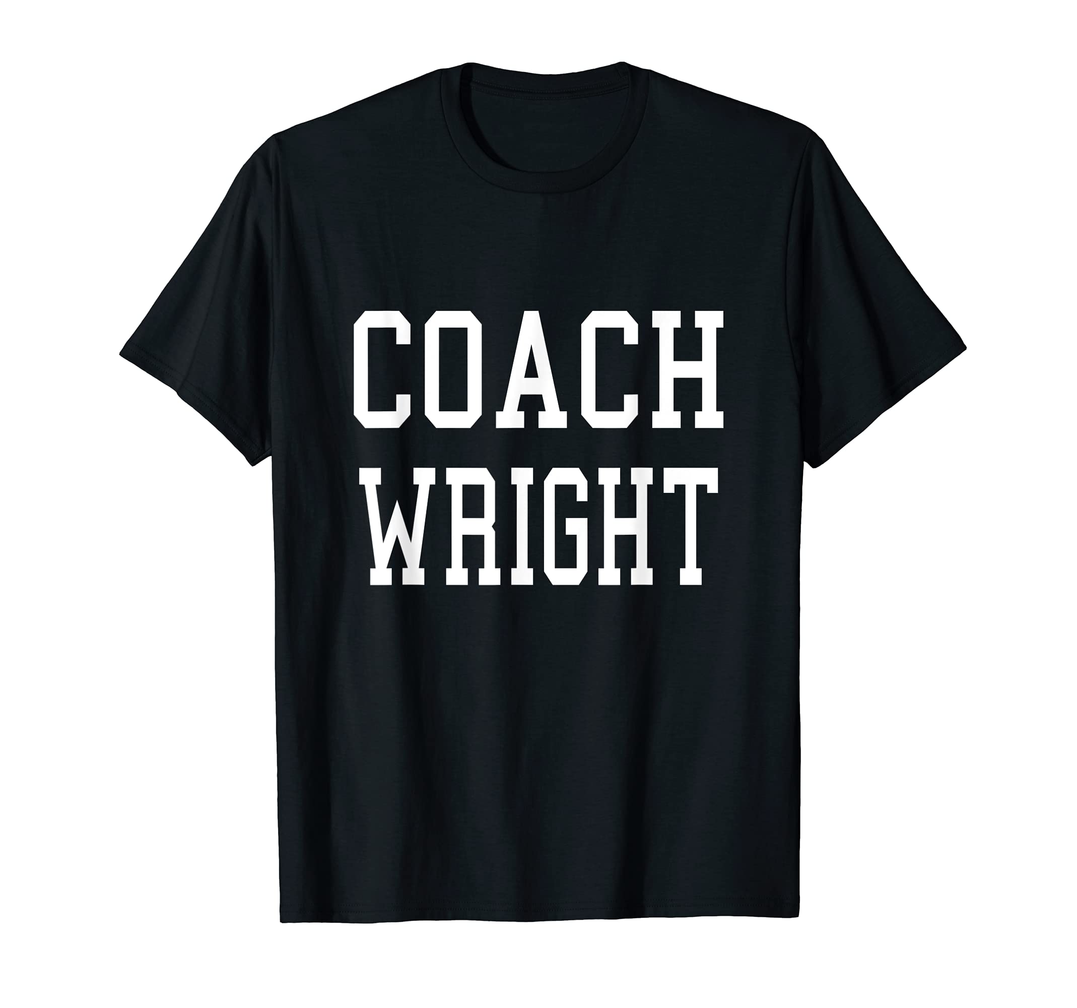 Coach Wright Custom Football Soccer T-Shirt - Custom Art Print Men Women