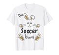 Soccer Bunny Family Matching Easter Pj T-Shirt - Graphic Print Men Women