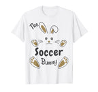 Soccer Bunny Family Matching Easter Pj T-Shirt - Graphic Print Men Women