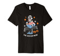 Soccer Mom Skeletton Halloween Soccer T-Shirt - Minimalist Print Unisex
