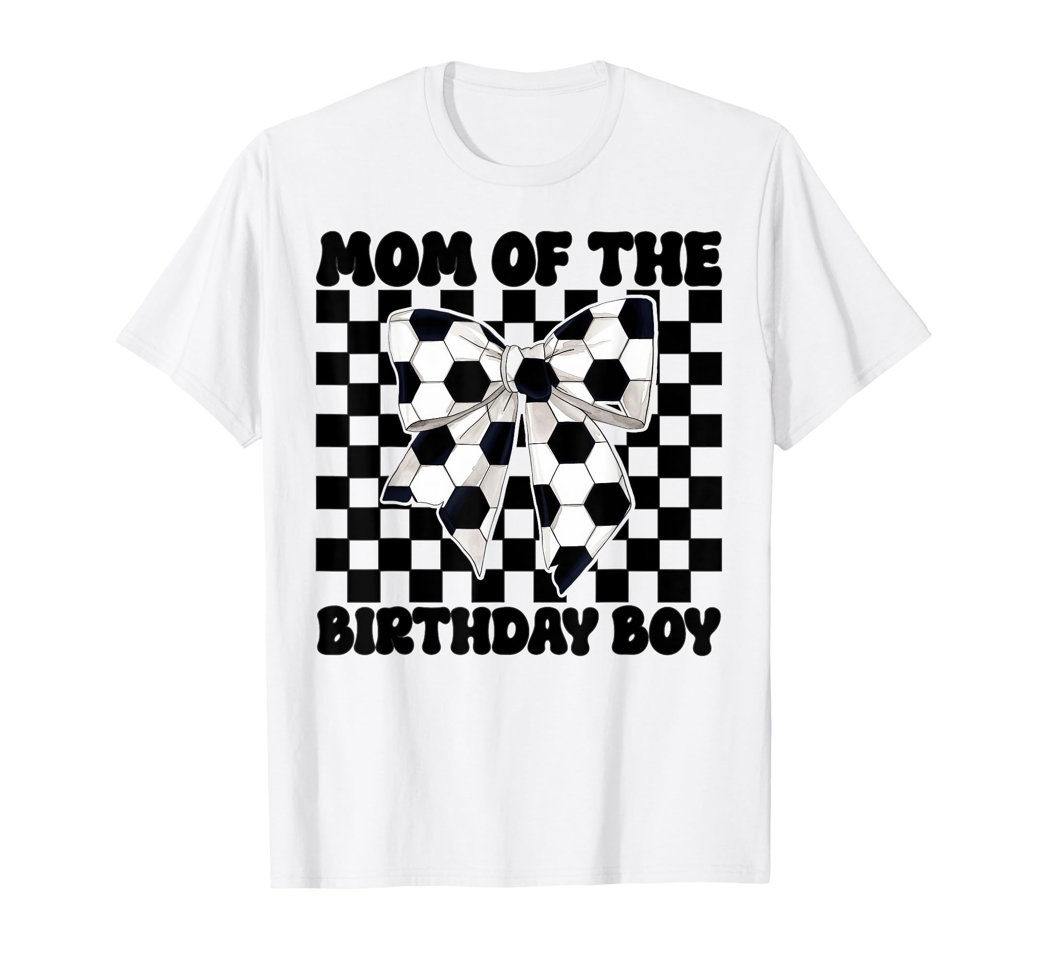 Soccer Mom Mama Coquette Bow Mom Birthday T-Shirt - Unique Graphic Unisex