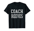 Coach Reeves Custom Football Soccer T-Shirt - Streetwear Style for Adults