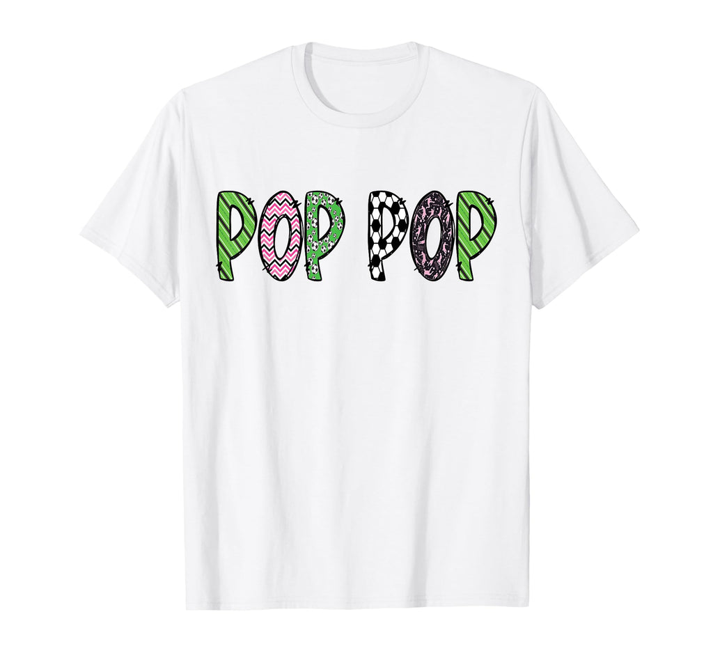 Soccer Pop Pop Funny Soccer Birthday T-Shirt - Trendy Graphic for Adults
