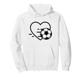 Soccer Love Heart Fans And Players Hoodie - Streetwear Style Unisex