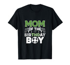 Mom And Dad Birthday Soccer Family T-Shirt - Aesthetic Graphic for Adults