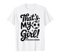 Thats My Proud Soccer Mom Mama Team T-Shirt - Trendy Graphic for Adults
