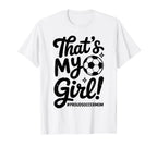 Thats My Proud Soccer Mom Mama Team T-Shirt - Trendy Graphic for Adults