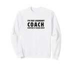 Funny Coach Gift Gymnastics Sweatshirt - Casual Everyday Wear Men Women