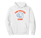 Soccer Club Minimalist Sports Vibe Hoodie - Fun Novelty Design Unisex