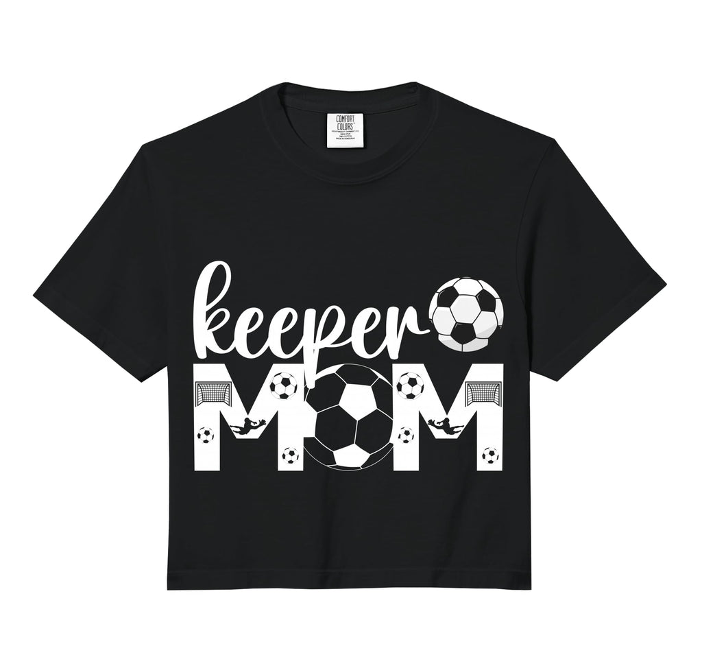 Soccer Keeper Mom Proud Mother Sweatshirt - Fun Novelty Design for Adults