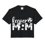 Soccer Keeper Mom Proud Mother Sweatshirt - Fun Novelty Design for Adults