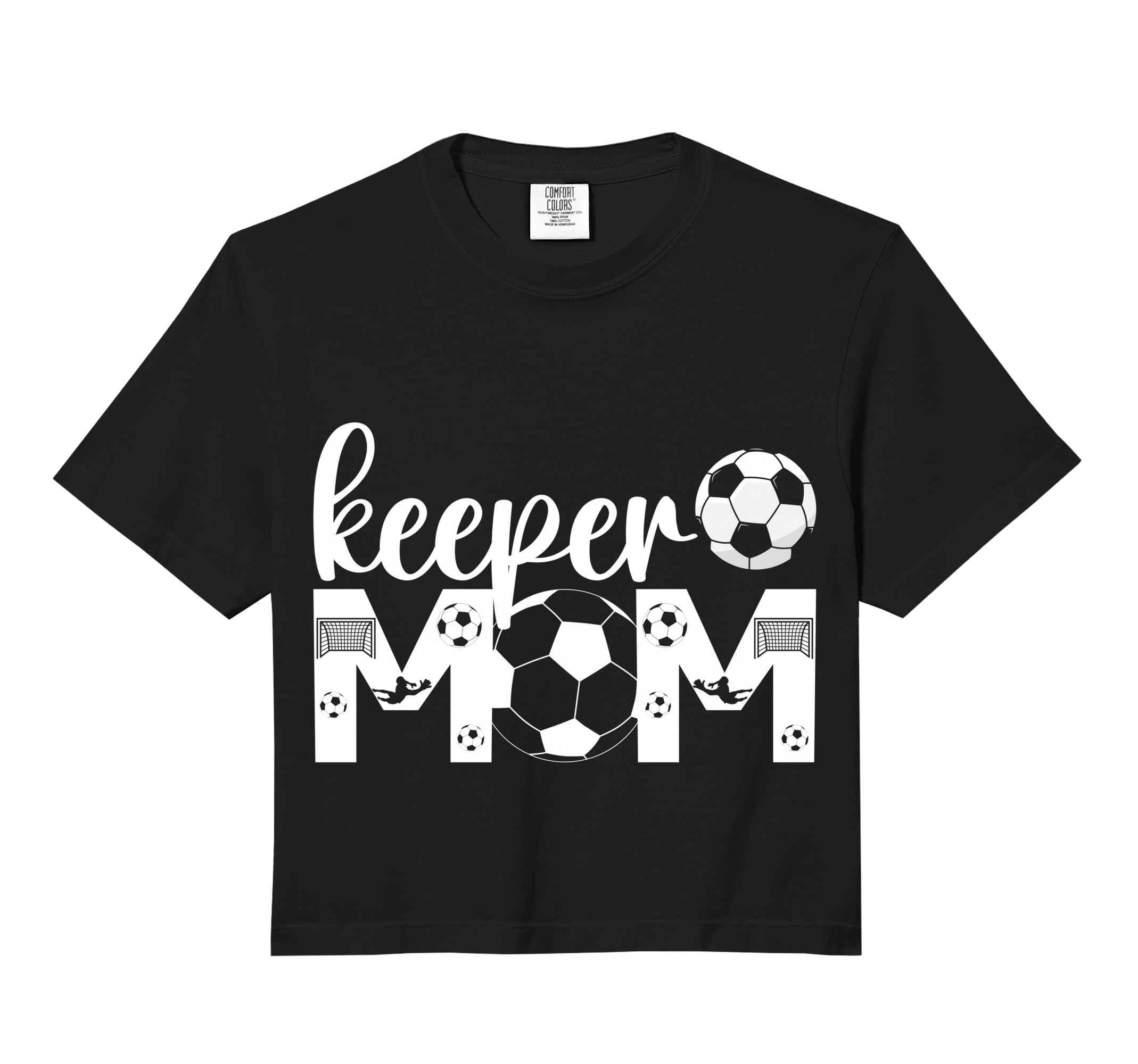 Soccer Keeper Mom Proud Mother Sweatshirt - Fun Novelty Design for Adults