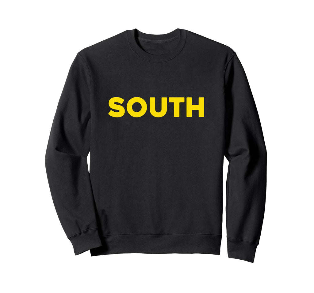 Yellow South Team Colors Spirit Sweatshirt - Custom Art Print for Adults