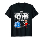 10 Year Old Soccer Player Soccer T-Shirt - Unique Graphic for Adults