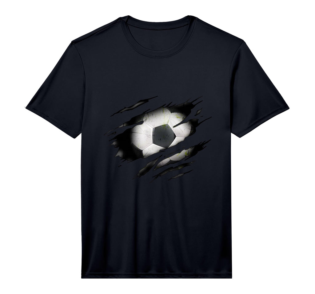 Soccer Soccer Fan Outfit Ball Number T-Shirt - Novelty Apparel for Adults