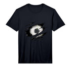 Soccer Soccer Fan Outfit Ball Number T-Shirt - Novelty Apparel for Adults