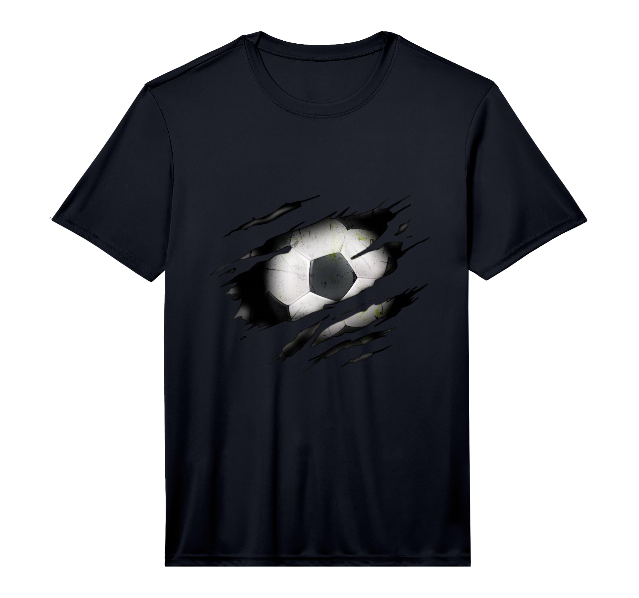 Soccer Soccer Fan Outfit Ball Number T-Shirt - Novelty Apparel for Adults