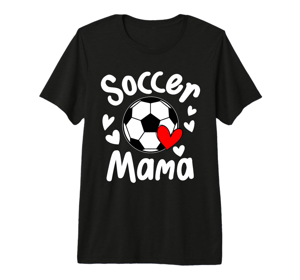 Soccer Mama Matching Daughter Heart T-Shirt - Trendy Graphic for Adults