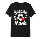 Soccer Mama Matching Daughter Heart T-Shirt - Trendy Graphic for Adults