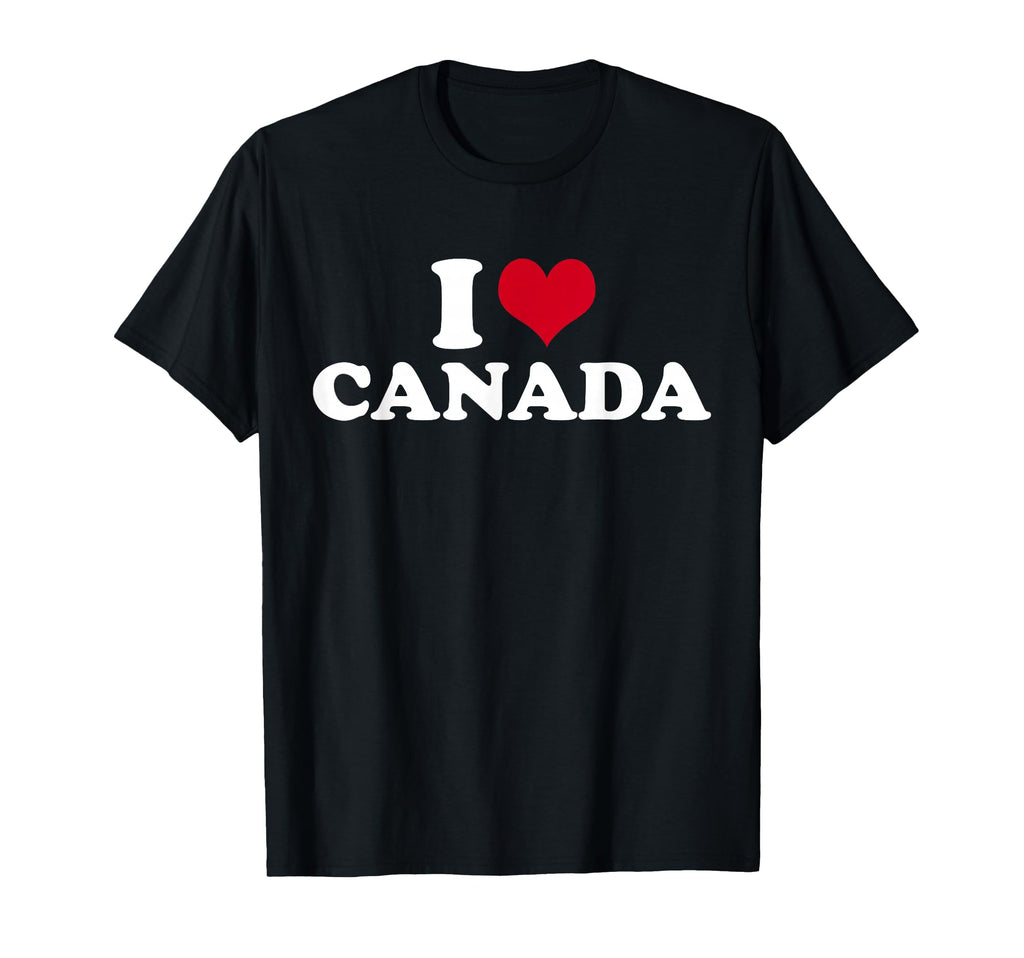 I Love Canada T-Shirt - Casual Everyday Wear Men Women