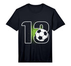 13Th Birthday Soccer Player Football 13 T-Shirt - Novelty Apparel Unisex