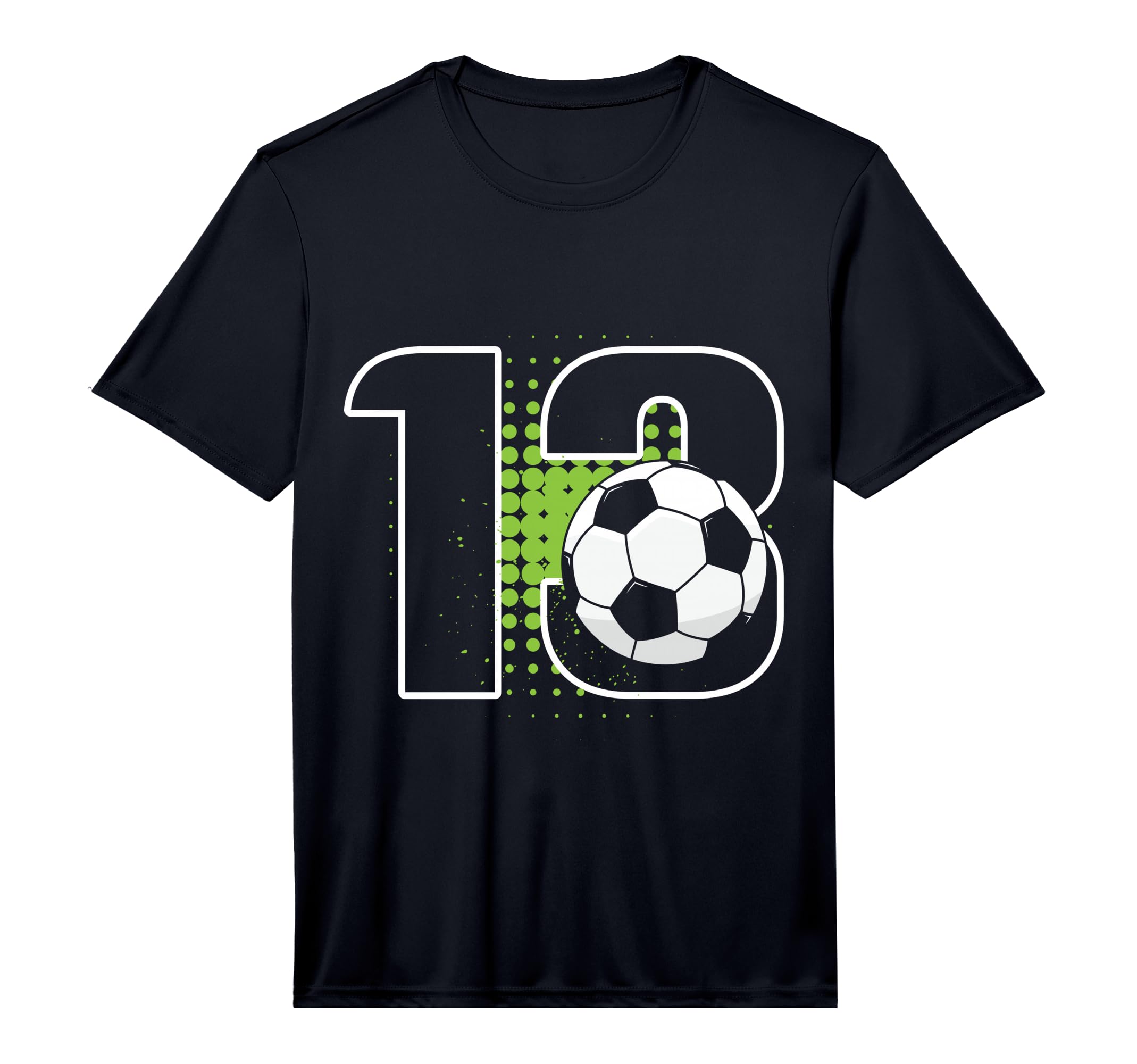 13Th Birthday Soccer Player Football 13 T-Shirt - Novelty Apparel Unisex