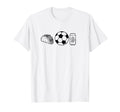 Tacos Soccer Beer Things I Love T-Shirt - Fun Novelty Design Men Women