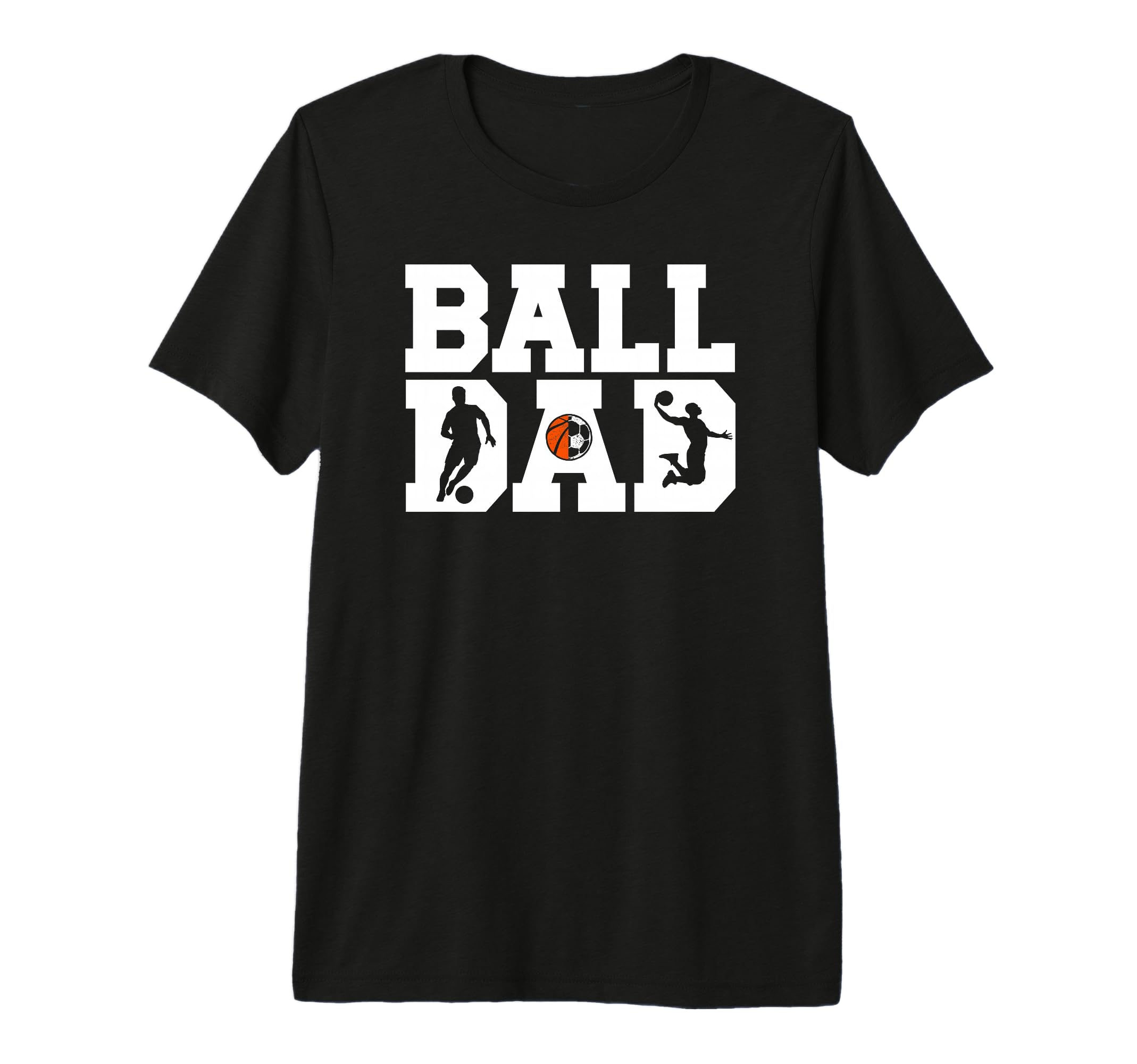 Mens Ball Dad Proud Soccer T-Shirt - Streetwear Style for Adults