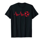Heartline Sports Football Soccer T-Shirt - Streetwear Style for Adults
