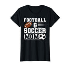 Football Soccer Mom Soccer Player T-Shirt - Custom Art Print Men Women