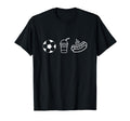 Game Day Essentials Eat Sleep Soccer T-Shirt - Graphic Print Men Women