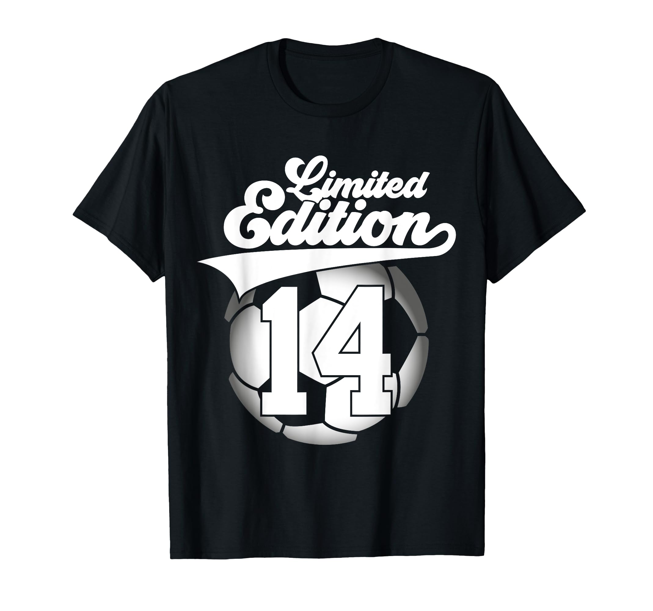 14 Years Football Soccer 14Th Birthday T-Shirt - Fun Novelty Design Unisex