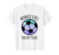 Soccer Mermaid Vibes Matching Team T-Shirt - Custom Art Print Men Women