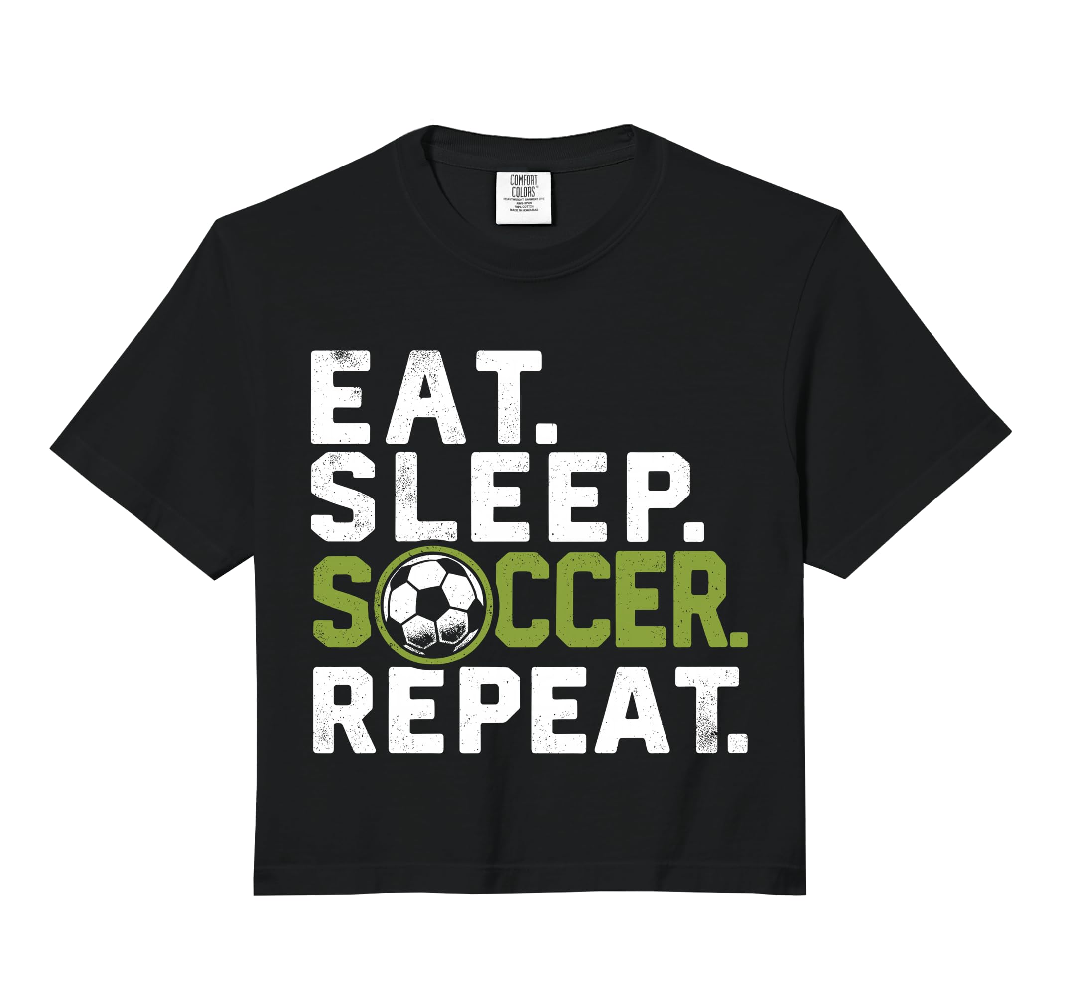 Eat Sleep Soccer Repeat Funny Soccer Hoodie - Streetwear Style Unisex