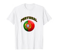 Flag And Colors Portugal Football And T-Shirt - Trendy Graphic for Adults