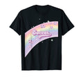 I Love Soccer Pastel Rainbow Stars T-Shirt - Graphic Print for Adults