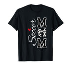 Heart Coquette Bow Soccer Mom Sport T-Shirt - Novelty Apparel Men Women