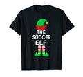 Funny Soccer Elf Family Matching T-Shirt - Fun Novelty Design Men Women