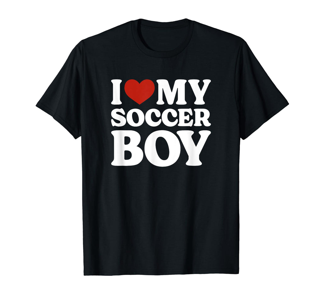 I Love My Soccer Soccer Lover T-Shirt - Streetwear Style for Adults