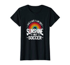 Just Who Loves Sunshine And Soccer T-Shirt - Novelty Apparel Men Women