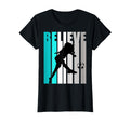 Turquoise Believe Soccer Birthday Loves T-Shirt - Aesthetic Graphic Unisex