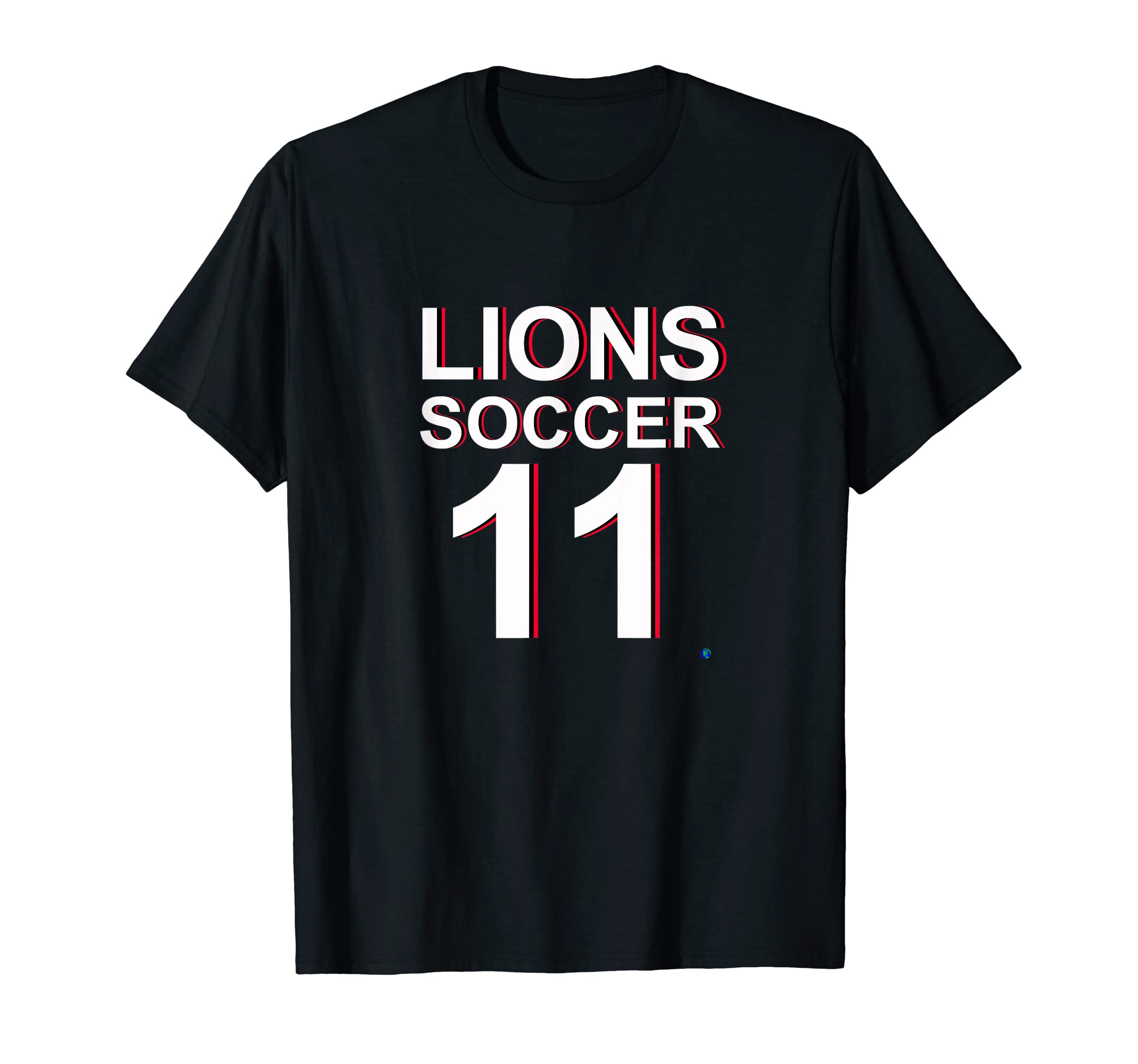Lions Soccer 11 Knabe T-Shirt - Minimalist Print for Adults