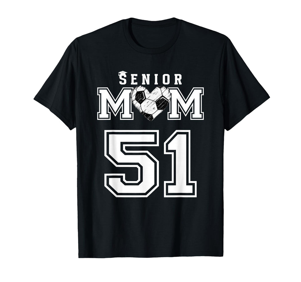 Proud Senior Soccer Mom Custom Jersey T-Shirt - Graphic Print Unisex