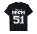 Proud Senior Soccer Mom Custom Jersey T-Shirt - Graphic Print Unisex