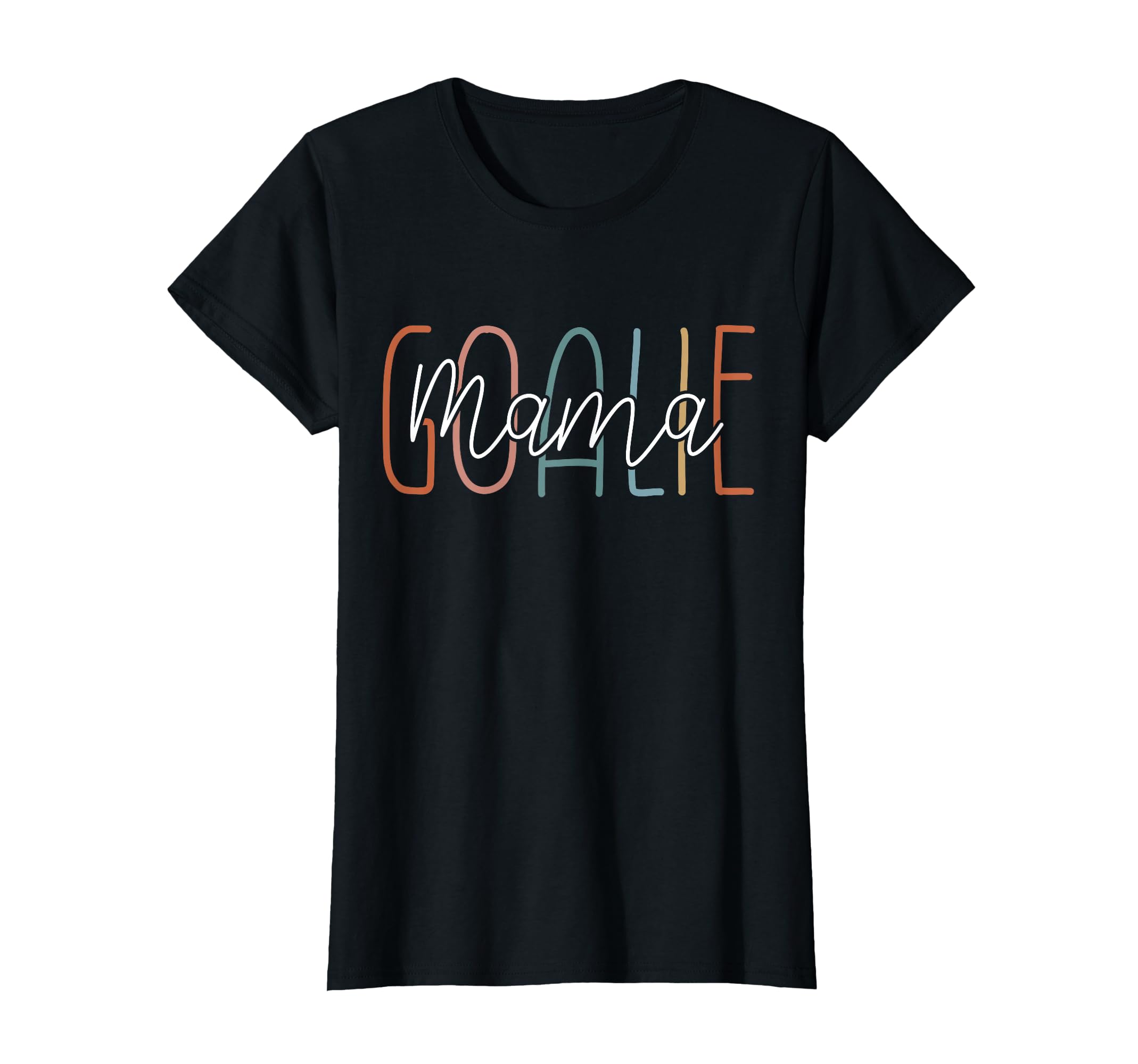 Goalie Mama Moms Soccer Handball T-Shirt - Minimalist Print Men Women