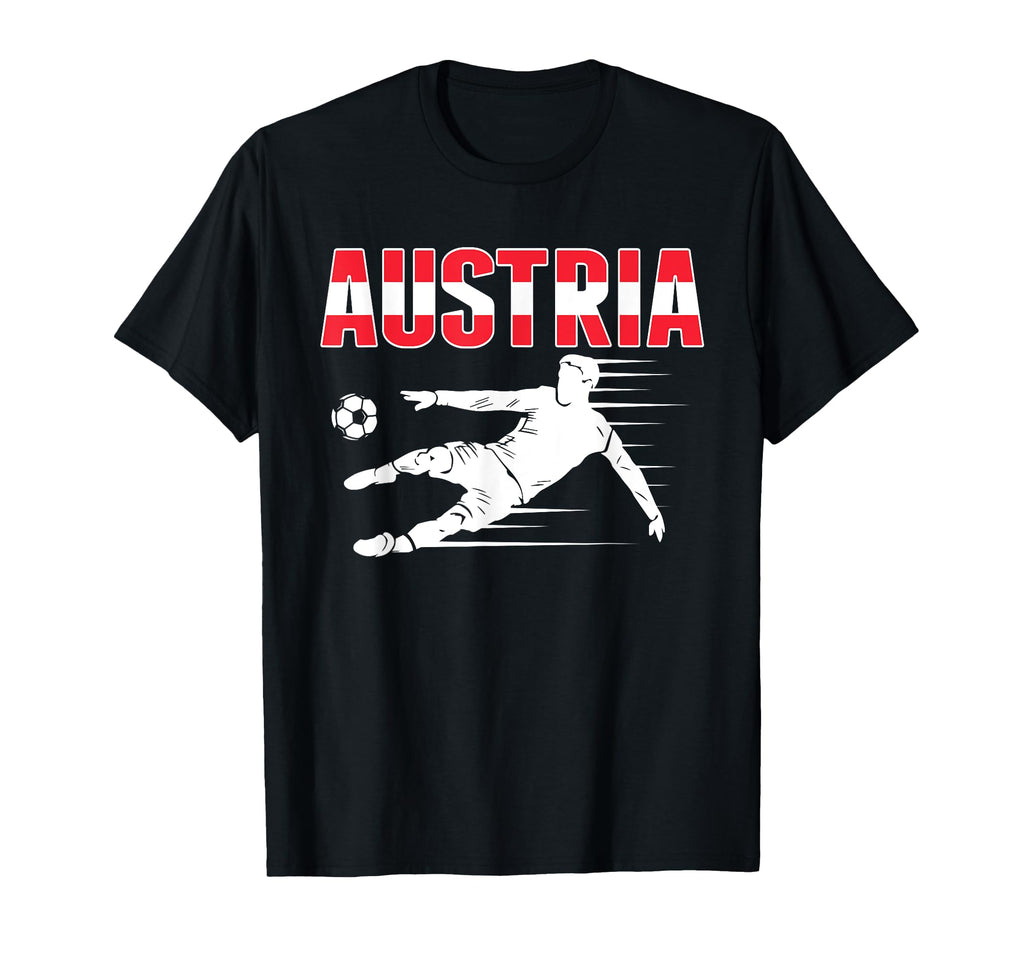 Austria Soccer Fans Jersey Austrian T-Shirt - Aesthetic Graphic for Adults