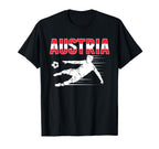 Austria Soccer Fans Jersey Austrian T-Shirt - Aesthetic Graphic for Adults