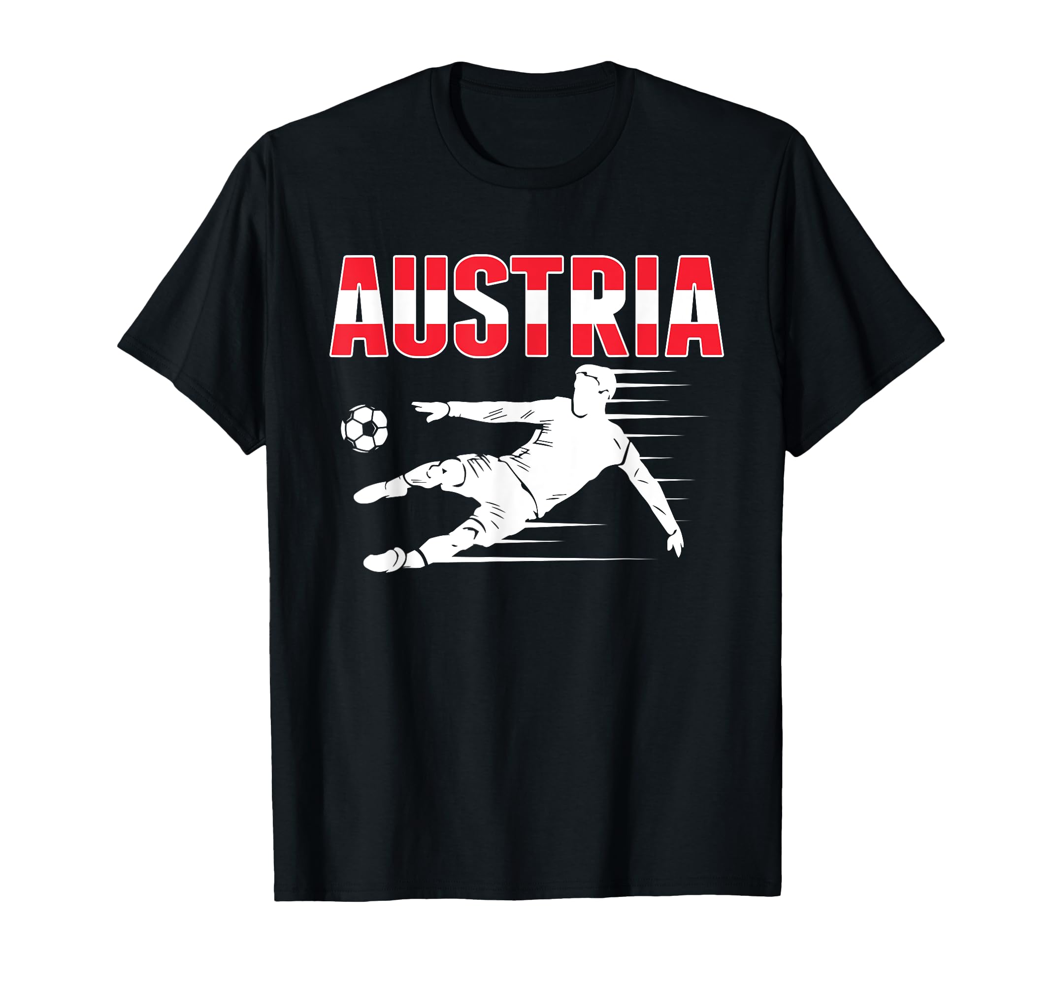 Austria Soccer Fans Jersey Austrian T-Shirt - Aesthetic Graphic for Adults